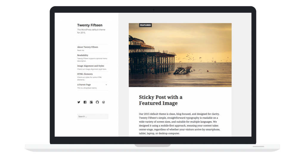 twenty-fifteen-theme wordpress theme 4.1