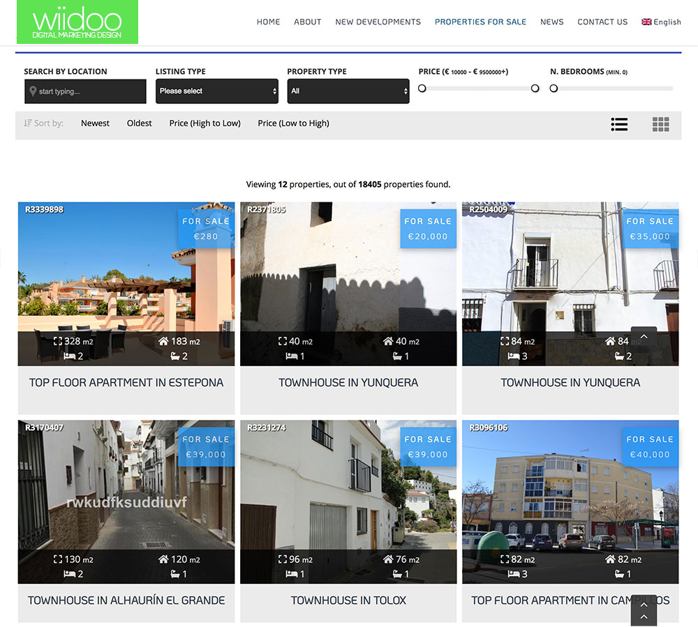 Resales Online for Costa Del sol Property WordPress Plugin 