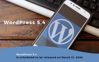 WordPress 5.4 is scheduled to be released on March 31, 2020